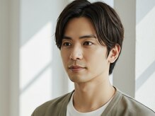 【メンズ/ニュアンスパーマ/センターパート/眉毛/学割U24/柏】