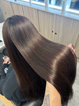 キング 梅田店(K!ng) 縮毛矯正髪質改善ハイライトレイヤーカット梅田美容室エクステ