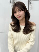 アマトウキョウスマートサロン(AMA TOKYO×Smart Salon) くびれレイヤー/顔まわりカット/レイヤーカット/小顔ヘア