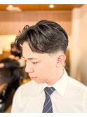 ナチュラルパーマ/毛流れパーマ/メンズ/フェザーパーマ/横浜