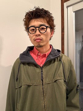 パーク(PARK) メンズフェザーパーマショートウルフ