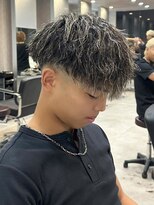 エルマーク 松山(L-MARK)&nbsp;ツイストスパイラル/メンズ/学割/フェザーパーマ/センターパート