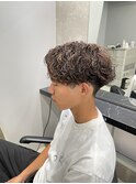 【梅田】波巻きパーマ