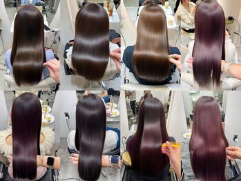 アルボ バイ ミラ 心斎橋(ARVO by MILA)の写真/うるツヤ髪へ導く髪質改善とブリーチカラー◎レイヤーカットで重なるダブルカラー！
