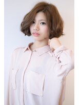 スノッブリコ(snob rico)&nbsp;[snob rico]オリーブベージュ×空気感カール