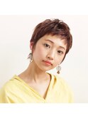 こなれたベリーショートも女らしく