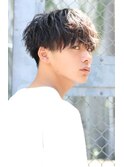 くせ毛風パーマネープレスセミウエットクラウドマッシュ