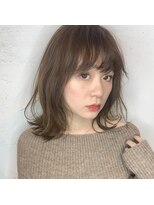 コタン(COTAN)&nbsp;【COTAN】ミルクティーベージュ＊ミディレイヤー【田中】