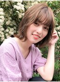 フレンチボブネイビーカラー美髪