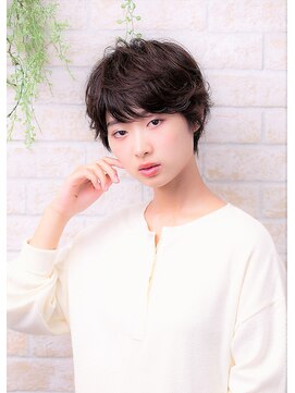 ソア 武蔵小杉(SOAR) 毛先パーマネオウルフ小顔外ハネボブアッシュブラウン