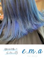エマヘアデザイン(e.m.a Hair design)&nbsp;ディープブルー