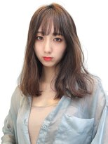 アイティーバイアルバム 藤沢店(IT by ALBUM)&nbsp;ゆるウェーブ_カーキグレージュマッシュショート_8038