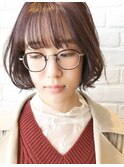 【松戸 藤原】ワンカールパーマ ショートボブ大人かわいい