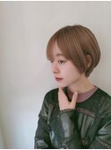 【自由が丘KEEP三橋】大人のシンプルショート×前髪あり