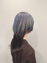 レグノ(Regno) ブルー×ブラック ロングウルフ
