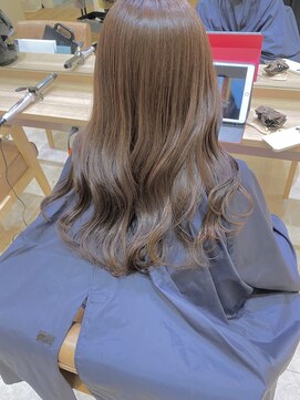 ルーチェヘアー 韓国風カラー/ブラウンカラー/江坂韓国/江坂韓国ヘアー/イルミナ