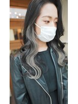 ボアップ 京橋店(boappu)&nbsp;＃インナーカラー＃巻き髪＃インナーシルバー