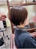 丸みショート/前髪/顔周りカット/透明感/20代30代40代50代