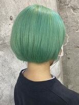 ココ 本八幡(KOKO)&nbsp;□黒髪クラゲヘアーオリーブグレー小顔ココアベージュグリーン