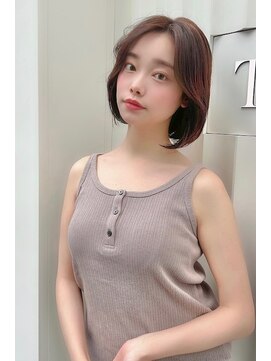 アイユー(ii+U) 韓国ボブ　小顔カット　タンバルモリ　大人ボブ