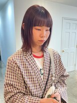 ヘアーブレイス(hair brace)&nbsp;赤みブラウン　stylist中村