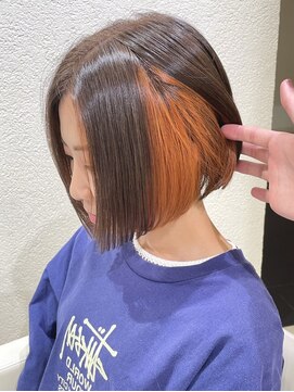 ユーフォリア 新宿店(Euphoria) インナーオレンジボブ