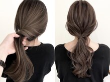 結婚式やパーティーにもオススメなハイライトデザイン！ [錦糸町/ハイライト/ダブルカラー]