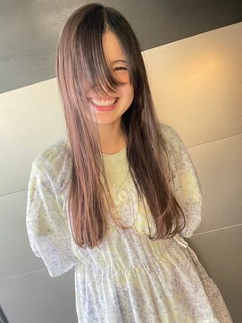 ガリカ 大名(Gallica) 【恒吉佐央理】ブリーチなしで叶うピンクラベンダーベージュ