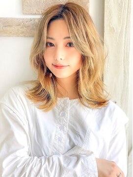 アグ ヘアー シック 大府共和店(Agu hair chic) 《Agu hair》頬バングでかわいさ＋韓国風セミ