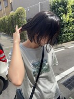 キー(kii)&nbsp;こっくりカラーとパラパラぱつっとボブ