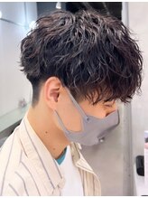 【ツイストスパイラルパーマ×王道マッシュ】［メンズ/メンズパーマ/スパイラルパーマ/名古屋］