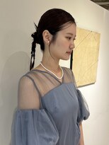 うぶバング　ヘアセット