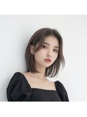 立体感ふわふわボブ×20代30代大人可愛い小顔スタイル