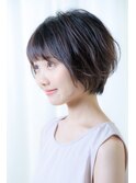 乾かすだけでキマる！簡単外ハネマッシュショートが人気(st橋元)
