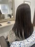 【究極の髪質】【梅雨対策☆】カット＋縮毛矯正＋トリートメント(サービス)