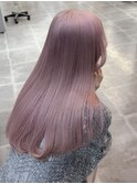 くびれヘア/アプリコットオレンジ/夏のヘアアレンジ/栄