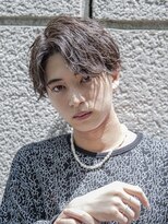 シティ(CITY)&nbsp;フェザーパーマブルーブラックサーフカールスパイキーショート