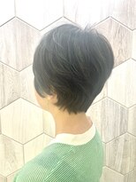 ビューティドレッセヤマノ 池袋パルコ(Beauty Dresse YAMANO)&nbsp;フレーミングカラー/ハイライト/オリーブカラー/ショートボブ