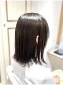 切りっぱなしロブ×アッシュブラック