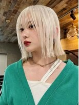 ネハス 名古屋栄店(nehus.)&nbsp;ブリーチ/クラゲヘアー/小顔に見せるヘア/ココアベージュ