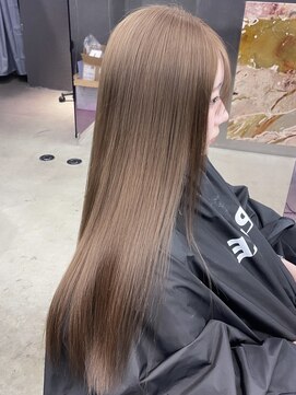 ペレ 栄店(PELE) 黒髪カタログ/クラゲヘアー/オリーブグレー/栄