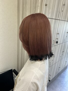 アース 金山店(HAIR&MAKE EARTH) 外ハネボブ エンドカラー