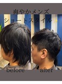 冬のイメージチェンジメンズショート【西宮北口/理容室】