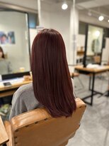 シアン 橋本店(Shian)&nbsp;ボルドーレッド×ストレート