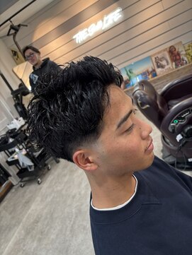 MEN’S HAIR/波巻ツイストスパイラル/フェザーパーマ/船橋