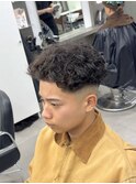 ラルフカール　フェード　海外風　センターパート　かきあげ