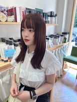 メルク ユニ(merc.uni)&nbsp;顔周りレイヤー12.11ココアベージュ