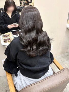 ショコラブラウン/透明感/ブリーチなし/名古屋/栄/伏見/丸の内