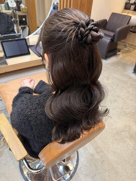 ガーデン ジングウマエ(GARDEN jingumae) 結婚式／女子会／パーティー／大人ガーリー／ハーフアップ