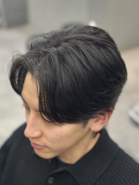 オーバルバイアピッシュ(OVARL by apish) フェザーパーマ/メンズパーマ/毛流れパーマ